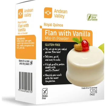 Puding VANILKA z Royal quinoy bez lepku - VEGAN - Andean Valley 120g
