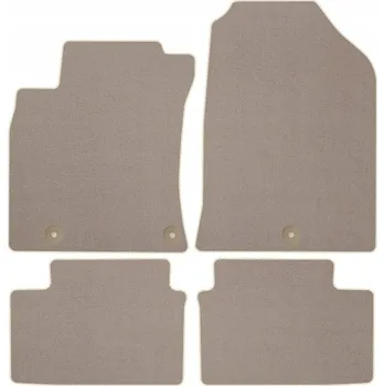 autokoberec Velurové autokoberce s upevněním v sadě Edecor