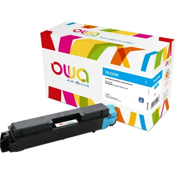 Tiskárna OWA Armor toner kompatibilní s Kyocera TK-5270C, 6000st, modrá/cyan