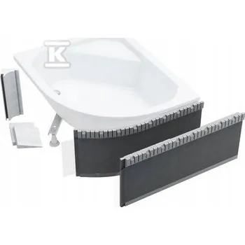 Sprchová vanička Sprchová vanička Schedpol asymetrická 1 x 1 cm