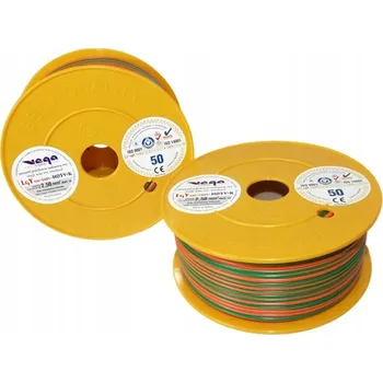 elektrický kabel Kabel LGY/H05V-K 2,50 mm2 50 m Oranžovo-Zelený