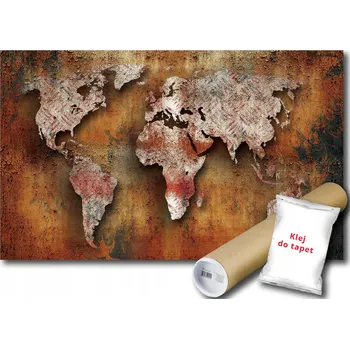 Fototapeta FOTOTAPETA MAPA SVĚTA ATLAS 15A FM 104x70,5 F2892 #