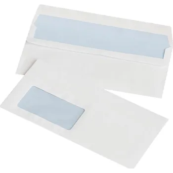 Obálka Obálka s okénkem DL (110 x 220 mm) bílá 2000 ks