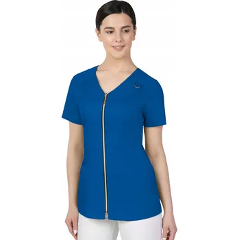 Dámské sako 34 DÁMSKÝ ZDRAVOTNICKÝ BLEJZR halenka NA ZIP kosmetický PLÁŠŤ 379