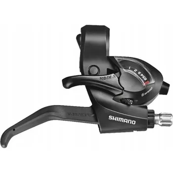 Řazení na kolo Řadicí páka Shimano ST-EF41 Pravá 6 rychlostí V-brake EZ-Fire