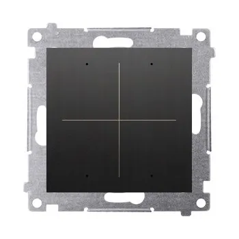 vypínač Jednopólový vypínač Klasik, Zápustný Kontakt-simon černý DEW4.01/49