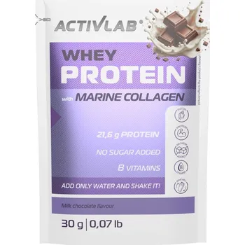 Protein Activlab Syrovátkový protein s mořským kolagenem 30g Čokoláda mléčná