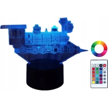 Lampička Noční lampa Umění Gravírování, vícebarevná