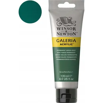 Vodová barva Akrylové barvy Winsor & Newton zelená 1 ks 120 ml