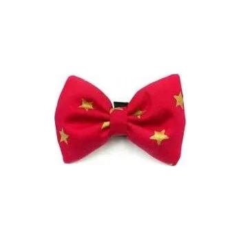 Vánoční ozdoba Psiakrew Mašle s pepitou stopou červená 1 ks