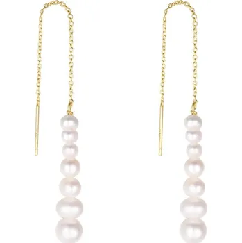 Náušnice Majya Stříbrné náušnice VINNE pozlacené Ag/; ≤2,36 g 11702