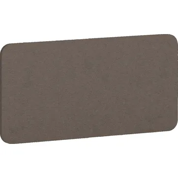 Psací stůl B2B Partner Akustický paraván na stůl, textilní povrch, 80 x 40 cm, hnědá