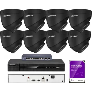 IP kamera Venkovní IP kamera Hikvision s 8xPoE - 4MPx