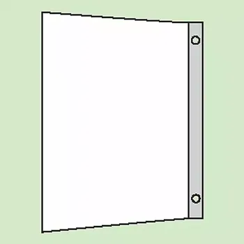 samolepka Tabulka praporková – čtverec (na stěnu) 40 × 40 cm