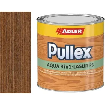 Lak na dřevo Adler PULLEX AQUA 3in1 LASUR palisandr - palisander Velikost balení: 9,5 L + dárek k objednávce nad 1000Kč