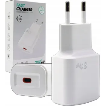 Velmi Rychlá GAN Nabíječka s USB-C 33W Power Delivery