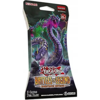 Sběratelská karetní hra Yu-Gi-Oh! TCG: Battles of Legend: Monstrous Revenge Booster v obalu