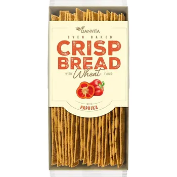 Pečivo Danvita Pšeničný křehký chléb s paprikovou příchutí 130g