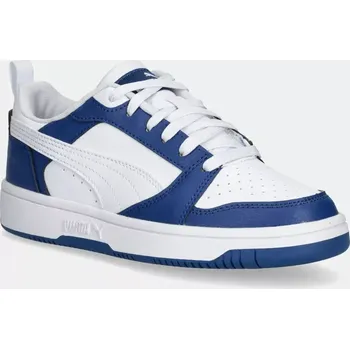 Chlapecké tenisky Dětské sneakers boty Puma Rebound V6 Lo Jr modrá barva 393833 57X, EUR 37