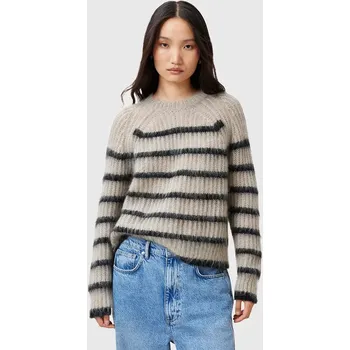 Dámský svetr Vlněný svetr AllSaints RIGA dámský, béžová barva, W013KC 01X, vel. XS