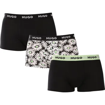 Boxerky 3PACK pánské boxerky HUGO vícebarevné (50532550 985) L Možnost vrácení zboží ZDARMA do 120 dnů!