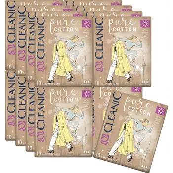 Menstruační vložka 16 x Cleanic Pure Cotton Day Hygienické vložky 10 ks