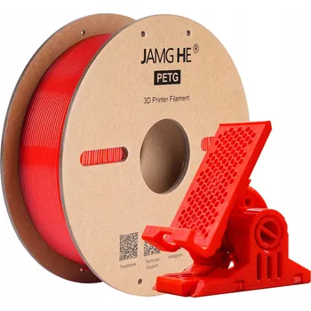 3D tisk Filament JamgHE PET-G červený pro 3D tiskárnu FDM