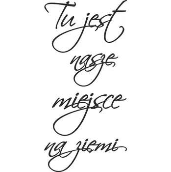 Obraz Moderní Samolepka na stěnu Ozdobný nápis citát do obýváku Rodina 50x100