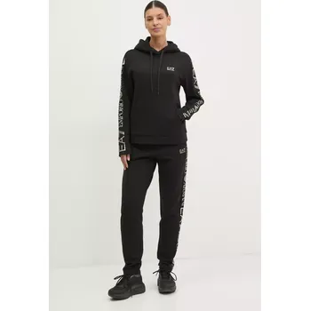 Tepláková souprava EA7 Emporio Armani černá barva, AF10443.7W000116 99X, vel. M