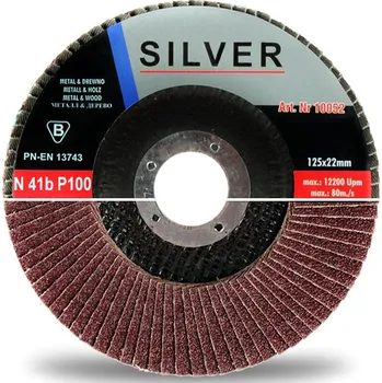 Brusný kotouč Lamelový kotouč Silvertools S10055 125x22,2 mm P100