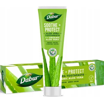 zubní pasta Zubní pasta Dabur Herbal Aloe Vera 100 ml aloe přírodní zubní pasta bez fluoridu
