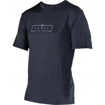cyklistický dres Leatt cyklistický dres MTB Trail 1.0 Black Černý L