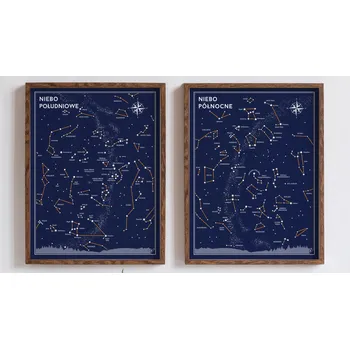 Obraz Plakát Sada plakátů Astronoma 40x50 bez rámu 40 x 50 cm