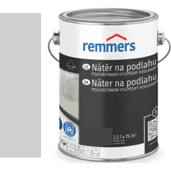 Remmers NÁTĚR NA PODLAHU 1K 2,5L 7768 (RAL 7035) Světle šedá - Lichtgrau + dárek k objednávce nad 1000Kč