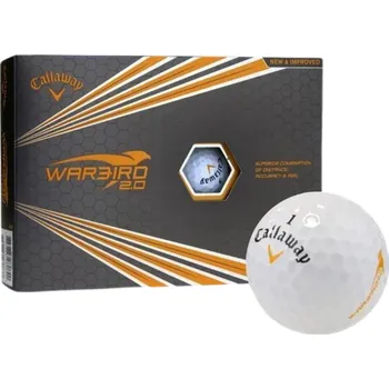 CALLAWAY Warbird 2.0 golfové míčky včetně potisku loga Množství: 36 ks + Dárková krabička týček