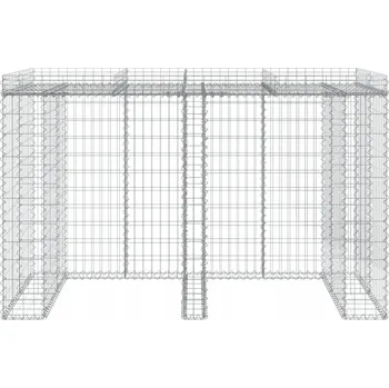 Odpadkový koš Gabionový koš na odpadky, 192 x 91 x 120 cm