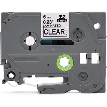 Pásek do tiskárny Páska do Brother P-touch 6mm 8m průhledná TZE-115