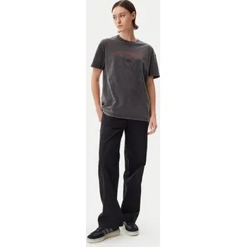 Pánské tričko Vans T-Shirt Palm Impresa VN000MCM Černá Regular Fit XS