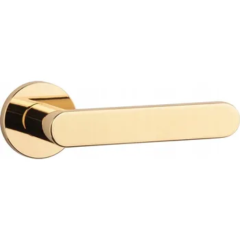 Dveřní kování Vnitřní klika Enger Krátká, Štítek kulatý