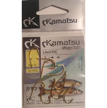Rybářský háček Háčky s protihrotem Kamatsu Limeric 10 ks