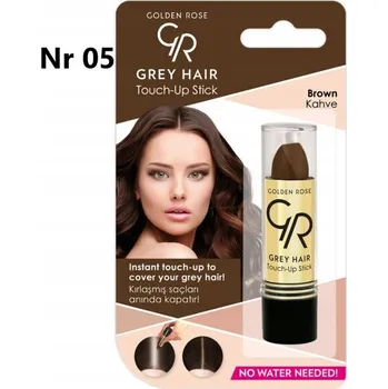 Přípravek na tvář Golden Rose Korektor na šedivé vlasy v tyčince (Odstín 5 Brown 5,2 g)