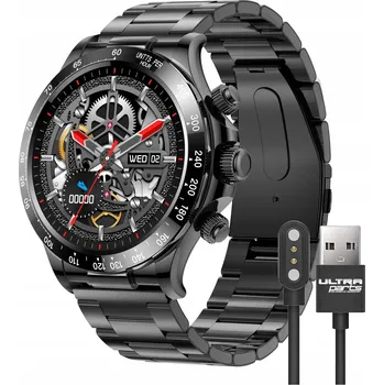 Chytré hodinky ULTRA CHYTRÉ HODINKY SPORTOVNÍ MENU PL TEPOVÁ FREKVENCIE TLAK KYSLÍK HD OBRAZOVKA