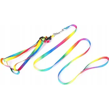 Postroj pro psa Surtep Animals Postroj s vodítkem na kotě 110/1cm Duhová
