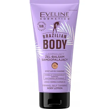 Tělový krém EVELINE BRAZILIAN BODY Samoopalovací GEL-BALZÁM na tělo 150 ML Zpevňující