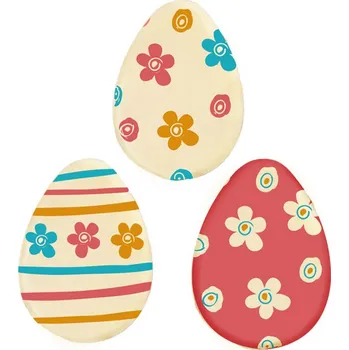 Čokoláda Hospodyňkám.cz Čokoládové kraslice barevné 18ks