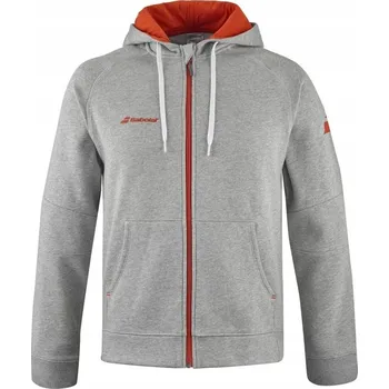 Pánská mikina MIKINA BABOLAT EXERCISE HOOD JACKET MEN HIGH RISE HTHR M