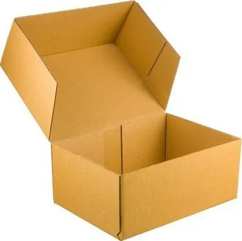 Obalový materiál Poštovní kartonová krabice 200x120x80 mm 3VVL E 390g/m2 hnědá - paleta 4480 ks