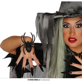 Karnevalový kostým Guirca Set 2 pavouci 12,5 cm