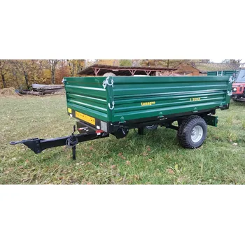 Tanagro Vlek Třístranně Sklopný, Nosnost 3 Tuny, Vzduchem Bržděný