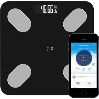 Osobní váha Osobní váha Azaris SKLENĚNÁ CHYTRÁ OSOBNÍ VÁHA